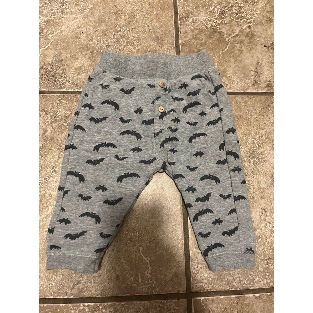 Baby Zara Halloween Pants 9-12 Months Bats‎ Sweatpants Spooky